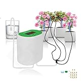 Blackt Electrotech BT29AD0I Automatic Plant Watering System – USB Rechargeable Drip Irrigation Kit with Smart Timer for 12 Indoor Potted Plants, Self Watering Vacation Solutions