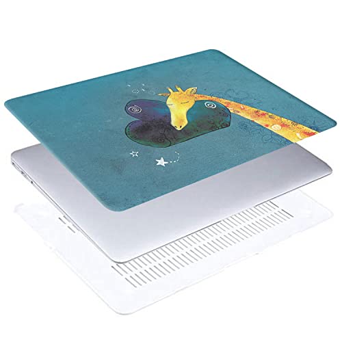 Carcasa MacBook Pro 16 con diseño de jirafa para trabajar en la cafetería con estilo 4