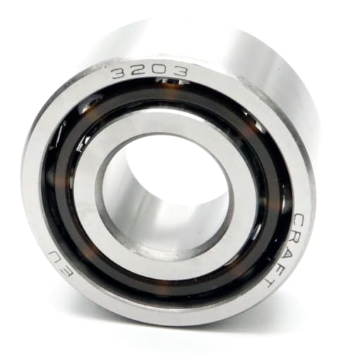Image of Parts and Parts Angular Contact Ball Bearing 3203 C3 17 x 40 x 17.5 mm DIN 628