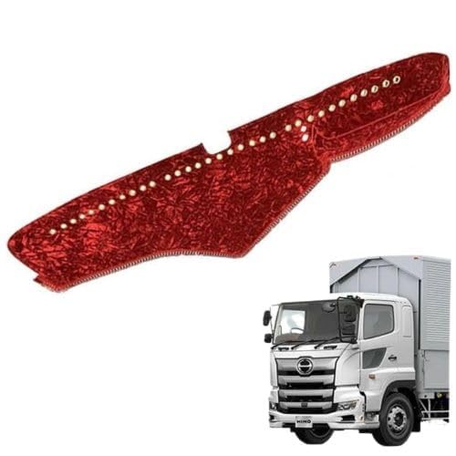 ネオチンチラ ダッシュマット 17プロフィア 平成29年5月-現行 トラック用品 車種別 内装 ダッシュボード デコトラ TURN製 ターン 金華山 人気 大型車 日野 ヒノ HINO 10t (リング加工なし, ネオチンチラ/ブラウン)