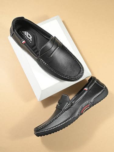 Image of AADI Men's Comfortable Lightweight Fashionable Classy Outdoor Ethinc Slip-On Casual Loafers /Moccasins