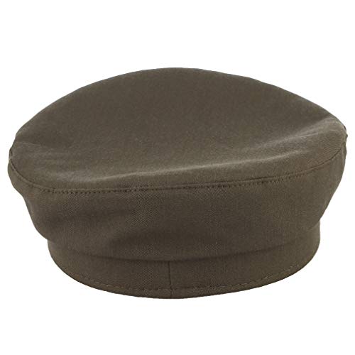 Gemvie Womens Newsboy Hat Classic Flat Fiddler Hat Captain Fisherman's Sailor Cap (Army Green, Hat Circumference 22.4") #TOP4