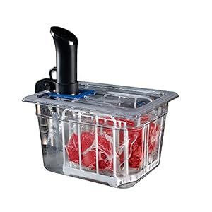 LIPAVI Sous Vide SYSTEM – deksel, container en frame – polycarbonaat – Multi-Fit deksel – Bagnomaria 12 l – geschikt voor de meeste modellen diameter 70 mm