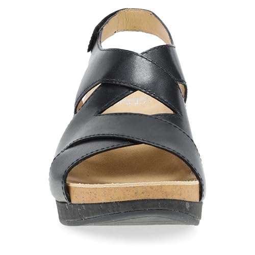 Dansko Shyla Wedge Sandal for Women - Cork/EVA Wedge with Arch Support -Fully Adjustable Straps-Lightweight Rubber Outsole4