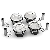 Leichtes Material 4-teiliges Kolben- und Ringset KS A2700302017 A 270 030 00 24 Kompatibel mit Mercedes Benz 2.0 T W176 C117 X15 6 W242 A250 CLA250 M270 920