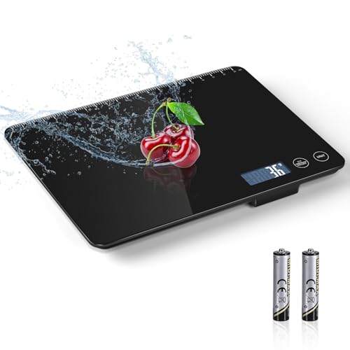 Drcowu Báscula Digital Cocina 15kg Precisión