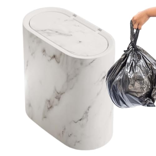 Poubelle avec un couvercle salle de bain anti odeur et discrete