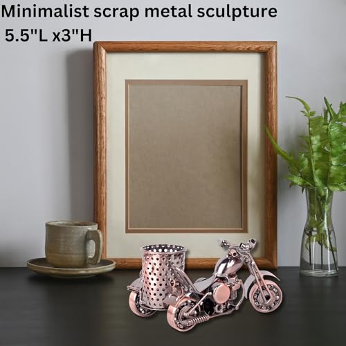 Motocicleta de metal hecha a mano que soluciona la falta de personalidad en la decoración del hogar 5