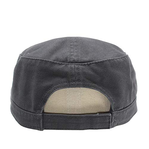 Image of The Vintage Year Heavy Stitching Washed Cotton Cadet Hat - Durable Military Baseball Cap for Men & Women, Outdoor Casual Wear