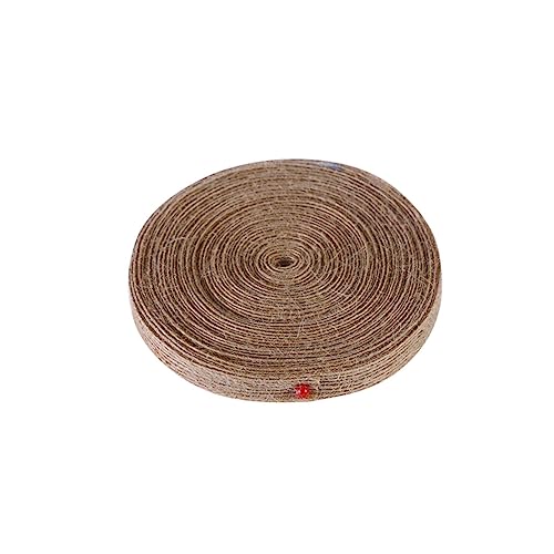 KONTONTY Correas de Yute tendedero Cable Wedding náutico SOGA Accesorios Manualidades Cuerda Rope Adornos Decoracion cordino Cinta de Cinta Hilo de cincha Cinta de arpillera de Yute Brown