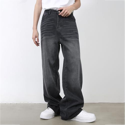 Loose Fit Jeans for Men Baggy Y2k Streetwear Casual Wide Leg Loose Fit Denim Pants Hip Hop Skater Carpenter Jeans3