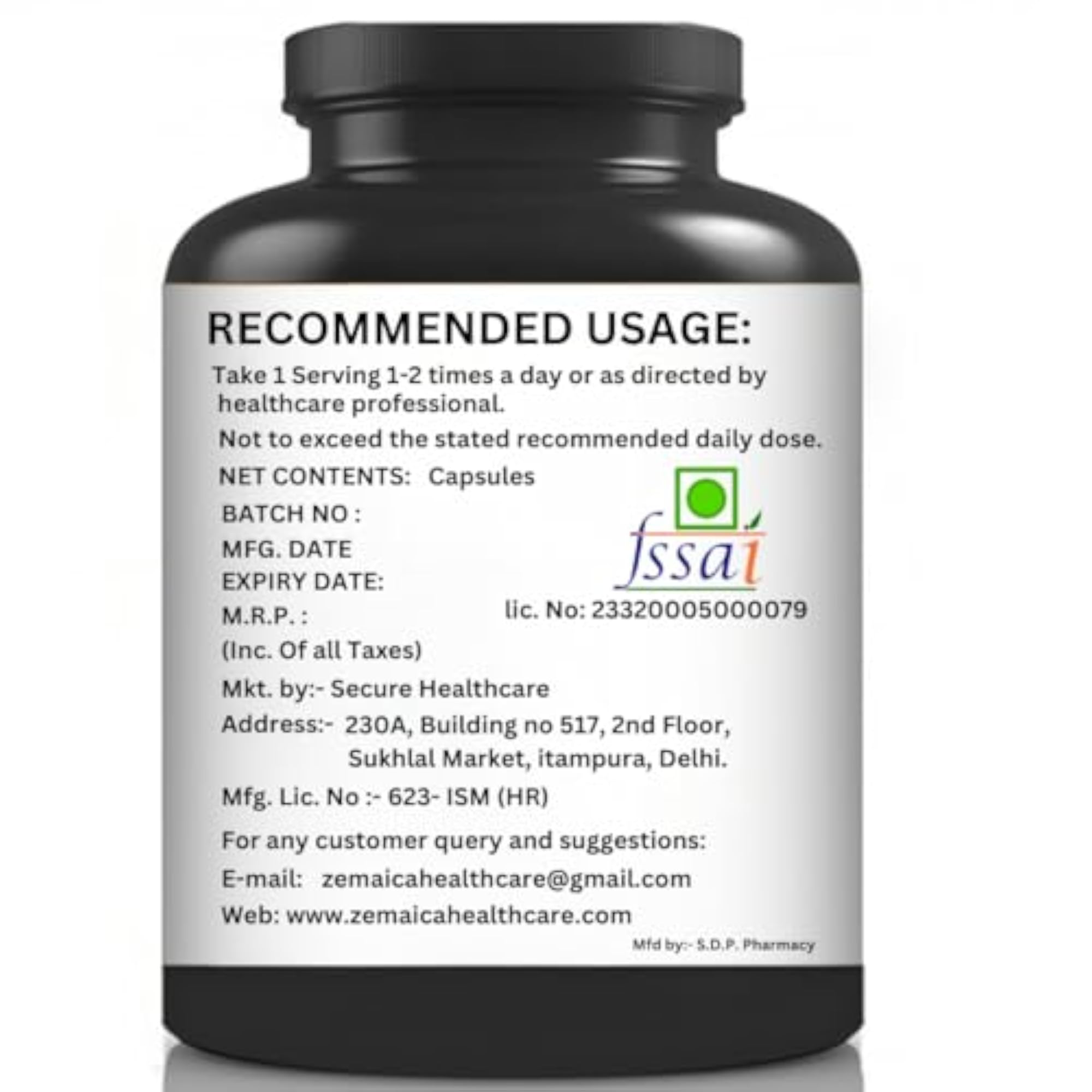 High Height Growth Capsule, Herbal Supplement for Women