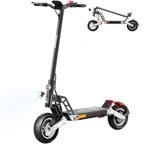 TODIMART G2 E Scooter mit StraBenzulassung, Fährt 40-45 km, 48 V 13Ah, 10 Zoll Faltbarer E Roller, 120 kg tragkraft für Erwachsene, Doppelte Federung
