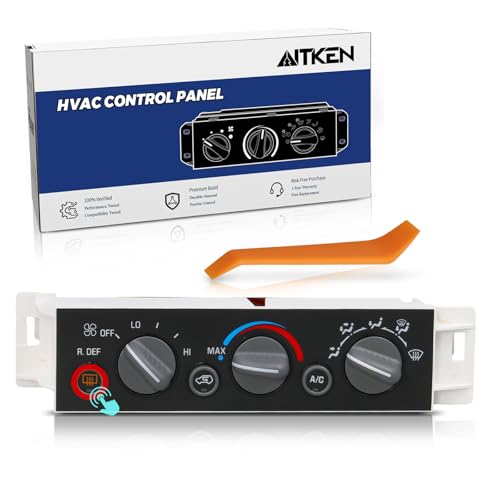Panneau de commande de climatisation AITKEN pour Chevy GMC 1996-2000 Remplacement 599-006