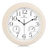 Thermometer & Hygrometer: Temperaturmessbereich von -30 ° F bis 130 ° F (die Messung ist unter 14 ° F ungenau), Feuchtigkeitsbereich von 0% bis 100% rF. Es dauert einige Minuten, um die aktuelle Temperatur und Luftfeuchtigkeit anzuzeigen, wenn Sie sie an einen anderen Ort bringen. (Temperaturfehler: ± 2 ° C. Feuchtigkeitsfehler: ± 8%)