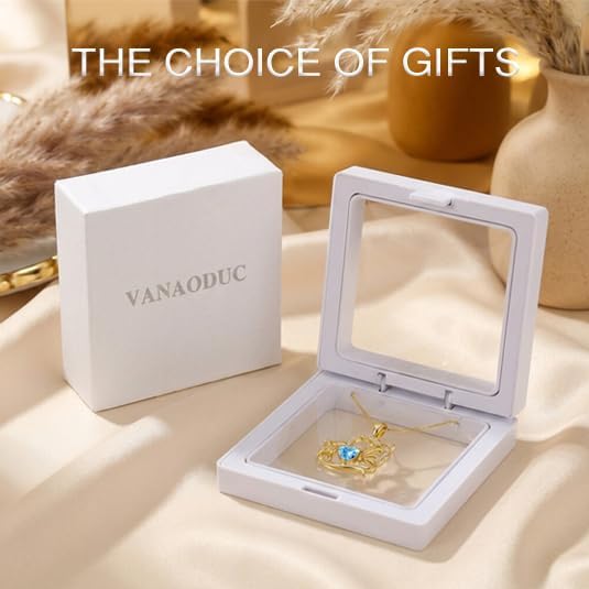 Birthstone Heart butterfly Necklace for Women, Infinity Pendant 14K Gold /18K White Gold Womens Necklaces, Jewelry Anniversary Birthday Christmas Gifts for Her Mom Wife