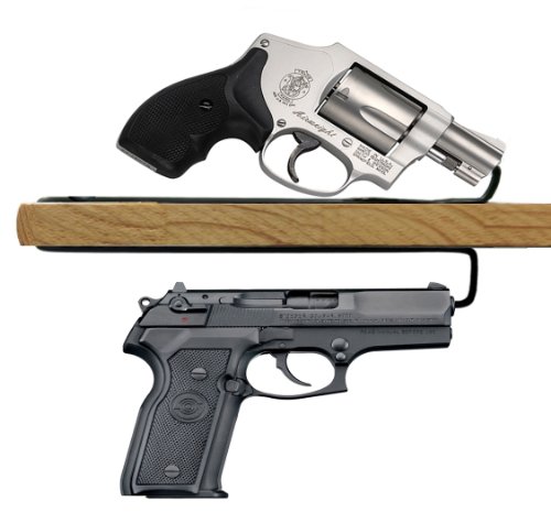E-ONSALE AmeriGun Club Easy Use Over Under Gun Handgun Hanger 2 Pack (Over/Under Hangers) (Over/Under Hanger)