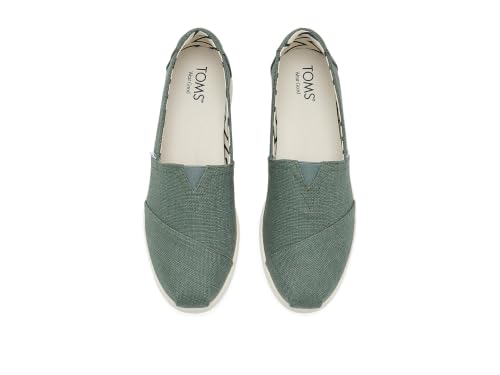 Image of TOMS Women's Alpargata Plus Slip On Espadrille, Textile Upper, Relaxed Fit, CloudBound Insole, Stretchy Easy On and Off
