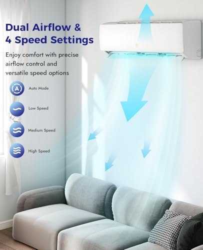 Image of Mini Split Ac /Heating System, 18000 BTU 230V 19 SEER2 Split AC Unit