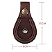 TOURBON Split Leather Trap Skeet Shooting Gun Barrel Protection Toe Rest Pad with Knob - Pack of 2 Pieces