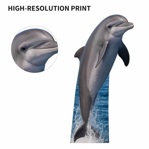 Image of Dolphin 3FT Life Size Cardboard Cutout - A Fun Animal Standup for Photo Booths, Birthday Parties, and Events
