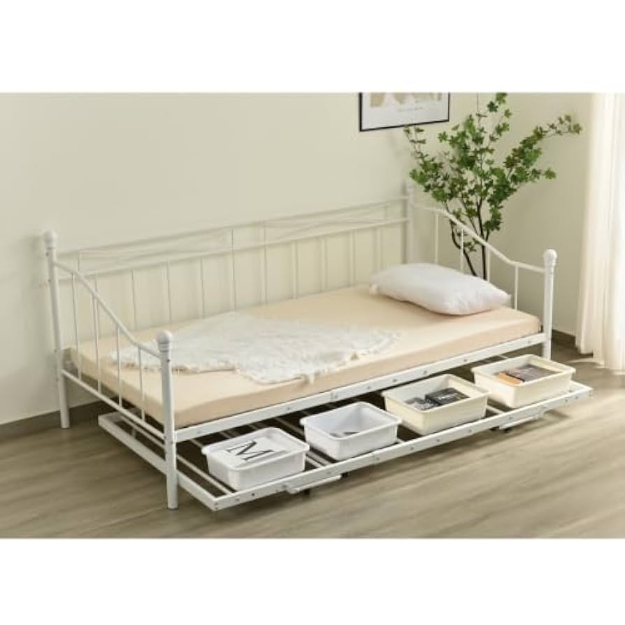 Amazon｜デイベッド パイプベッド ベッドフレーム 二段ベッド