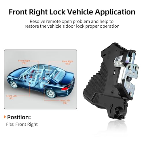 Image of SYERAL Power Door Lock Actuator Front Right Passenger Side 931-403 Latch Motor Replacement for Toyota 4Runner Camry Corolla Tundra Sequoia, Lexus ES350 GS350 LS460 RX450h Scion tC xB xD iQ