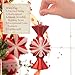 Valery Madelyn Christmas Ball Ornaments, 60ct Candy Cane Red and White Shatterproof Christmas Tree Decorations Set, Variety Decorative Hanging Ornaments for Xmas Trees Bulk Holiday Party Decor