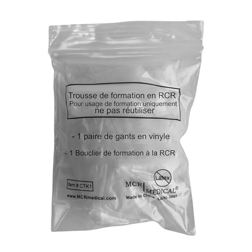 MCR Medical CPR Student Training Kits with Shield & Gloves, Pack of 100 - Thumbnail 7