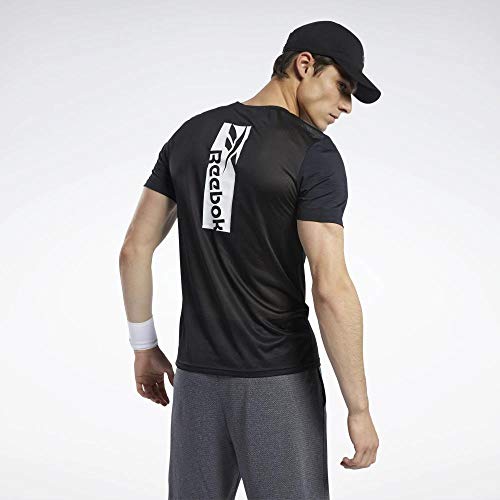 Image of Reebok Men's Solid Regular Fit T-Shirt