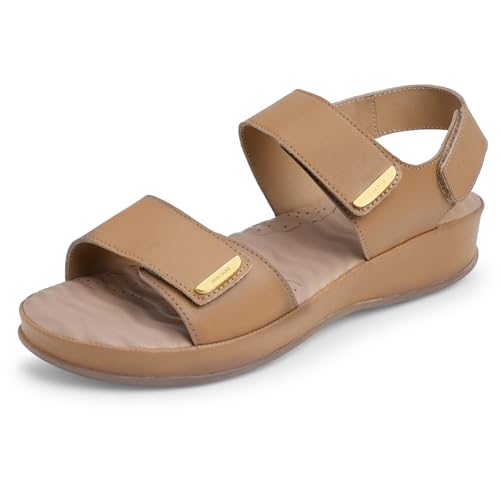 Image of DOCTOR EXTRA SOFT Women's Comfort Sandals with Memory Foam Cushion & TPR Outsole|Stylish & Lightweight Casual & Non-Slip Diabetic | Orthopedic Flip Flops /Slippers Adjustable Strap Ladies & Girls D-619