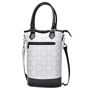 Tirrinia Insulated Wine Gift carrier Tote – Travel Padded 2 Bottle Wine/Champagne Cooler Bag with Handle and Adjustable…