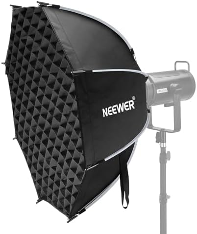 NEEWER 35.4'' Octagonal Softbox, Quick Release Parabolic Soft Box...