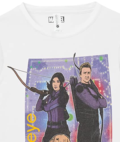 T-shirt Marvel Team Hawkeye blanc pour fille en taille S - 2