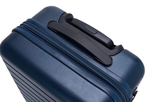 Image of Sherrpa Destiny Hardside Collection Polycarbonate Expandable Luggage Trolley with Spinner Wheels and TSA Approved Combination Lock (Cabin Size -20 inch, Mint)