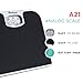 Adamson A21 Analog Scales for Body Weight - Up to 300 LB - New - Anti-Skid Rubber Surface + Large Numbers - Analog Bathroom Scale - Affordable - Durable with 20-Year Assurance - Black