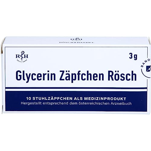 GLYCERIN ZÄPFCHEN Rösch 3 g gegen Verstopfung 10 St