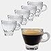 Imagen de Premium Moments Pack 6 Tazas Espresso 70 ml Cristal Templado Tazas Café Solo y Cortado