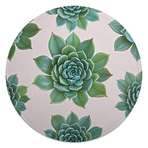 Plaid imprimé plante succulente en peluche chaude et douce - 2