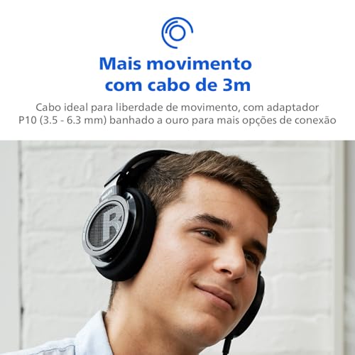 Philips SHP9500 auriculares de diadema abiertos negro con transductores de cincuenta mm 7