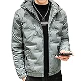 [KAPE1] ダウンジャケット メンズ コート ショート丈 立ち襟 中綿 ライトダウン 軽量 撥水 防寒 防風 通勤 通学 3XL 動きやすい カジュアル アウトドア フォーマル ファッション おしゃれ グリーン 冬物 冬服 大きいサイズ 秋冬