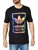 Tissu doux Adidas Vintage Tee T-Shirt Homme Black/Multicolor FR : S (Taille Fabricant : S)