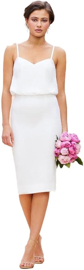 Dress the Population Womens Alondra Blouson Tank Pencil Skirt Midi, Bright  Fuchsia, XX-Small : Clothing, Shoes \u0026 Jewelry - Amazon.com