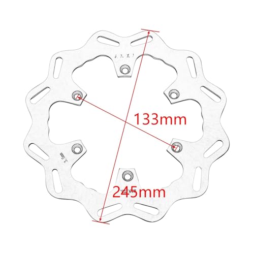 Disque de frein de précision 270mm pour optimiser la moto YZ450FX - 6