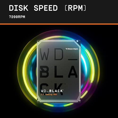 Image of Western Digital 4TB WD Black Gaming Internal Hard Drive HDD - 7200 RPM, SATA 6 Gb /s, 256 MB Cache, 3.5 inch - WD4006FZBX