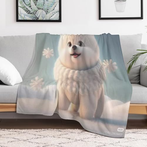 Couverture polaire chien 180x200cm plaid canapé polyester chaud - 3