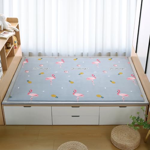 DUOLEH Alfombra antideslizante de tatami, grande, peluda, lavable, mullida y moderna, no desprende pelo, 200 x 230 cm, estilo 4