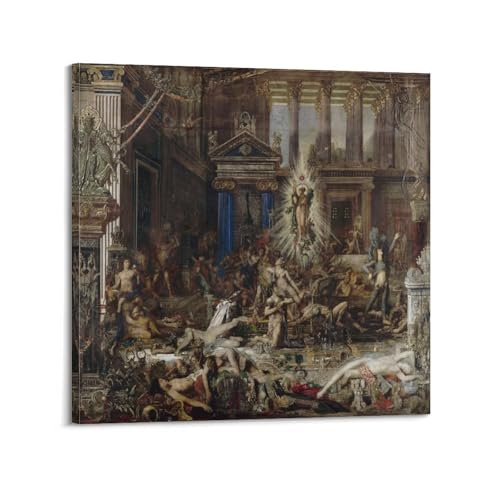 Gustave Moreau Peintures The Suitors, idée cadeau art mural encadré