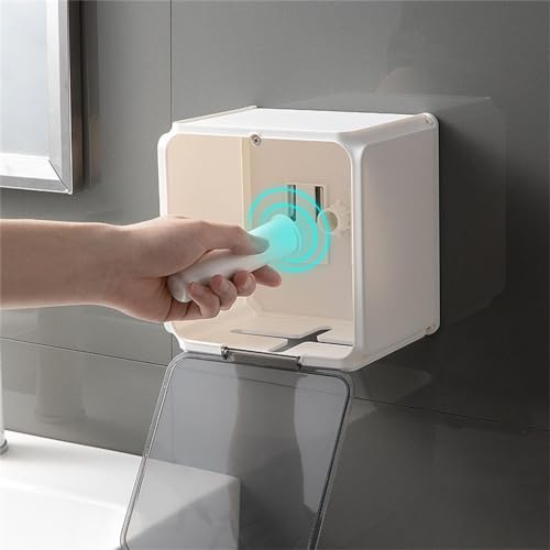 Distributeur de papier toilette étanche avec découpe nette