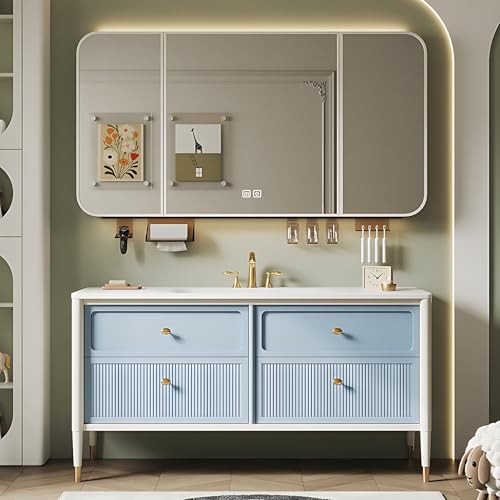 NAIROLET 48IN Bathroom Vanity - Modern Bathroom Vanities Include Storage